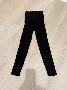 BLANQI Black Maternity Compression Leggings - Comfortable Postpartum Size S